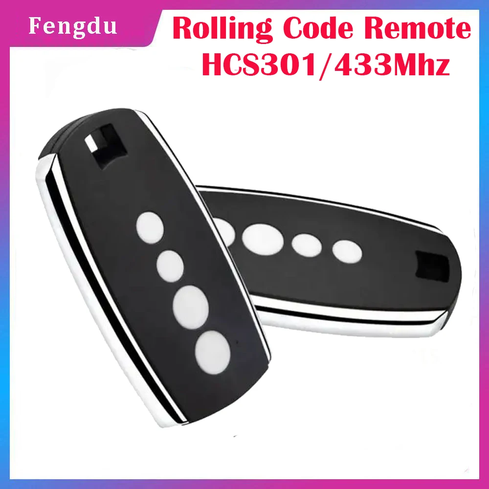 Fernbedienung für Tore 433 MHz Rollcode hcs301 Fernbedienung 433 Schlüssel anhänger Universal Gate Fernbedienung Image