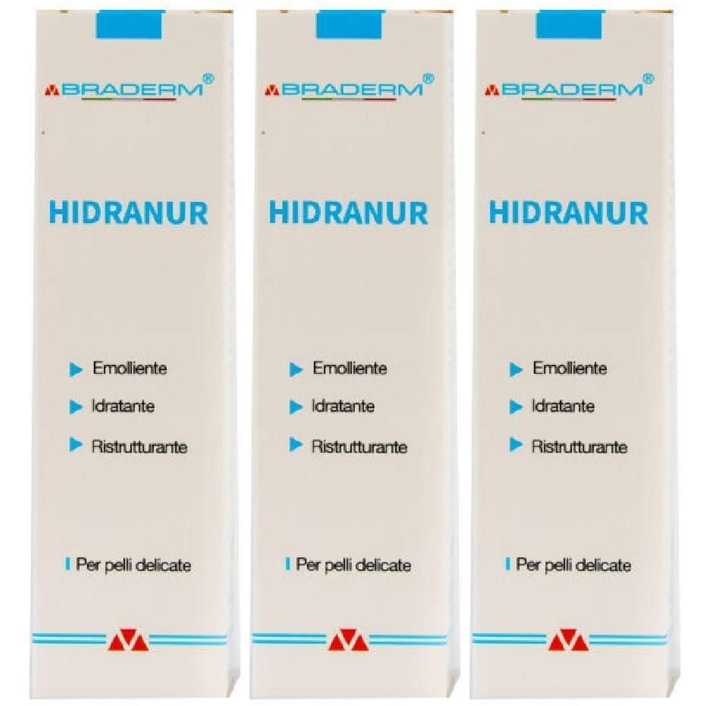Hidranur Braderm 3x200 ml Crema