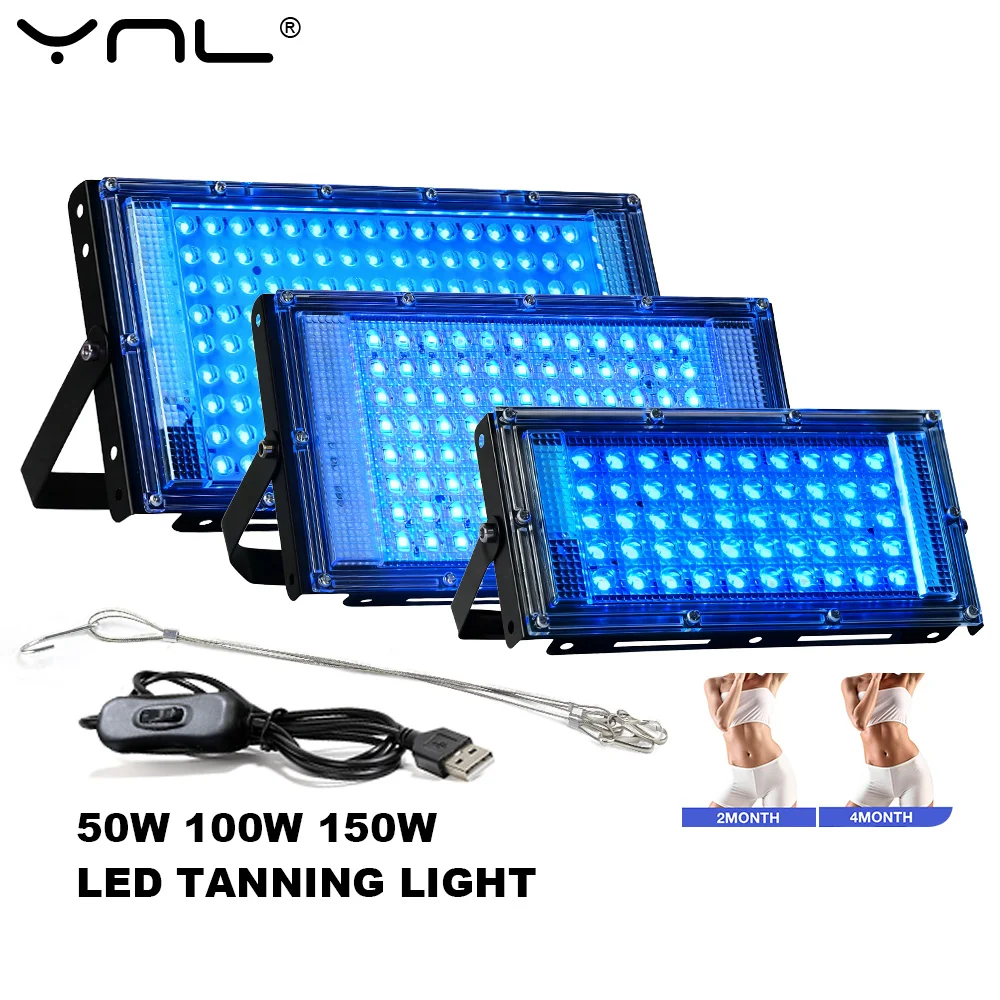 50W 100W 150W USB Led Flutlicht IP65 Wasserdichte Outdoor Flutlicht Scheinwerfer LED Reflektor Garten Veranda Hof LED Lampe
