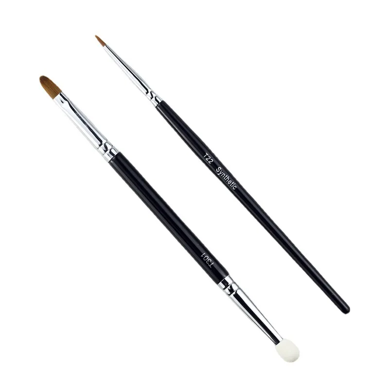 Brosse de maquillage anti-tâches, éponge, accessoire de beauté à Double extrémité, pour cacher les imperfections, ombre à paupières, accessoire de beauté, 1 pièce