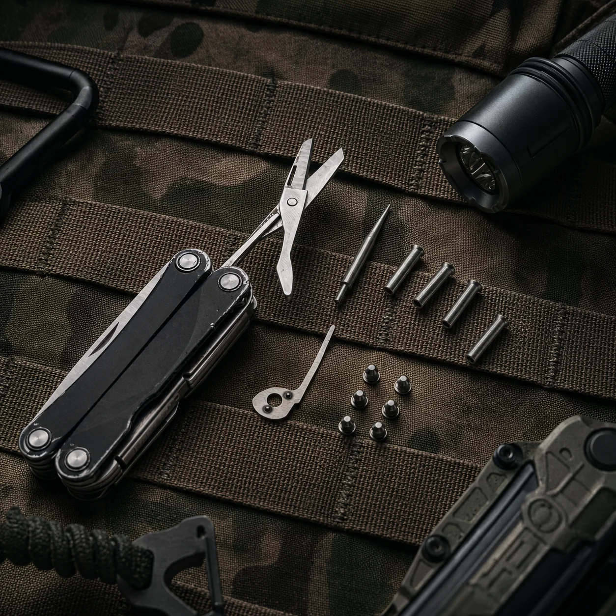 Spring Repair Kit for Leatherman Squirt PS4 Style PS, Rivet-to-Screw Conversion, High-Carbon Spring