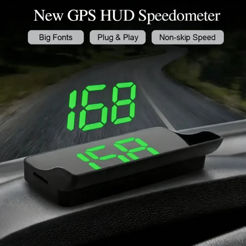 M2 Head Up Display Car Universal Speedometer KMH HUD USB Cable Plug & Play GPS & Beidou Dual Satellite System 2026 New Practical