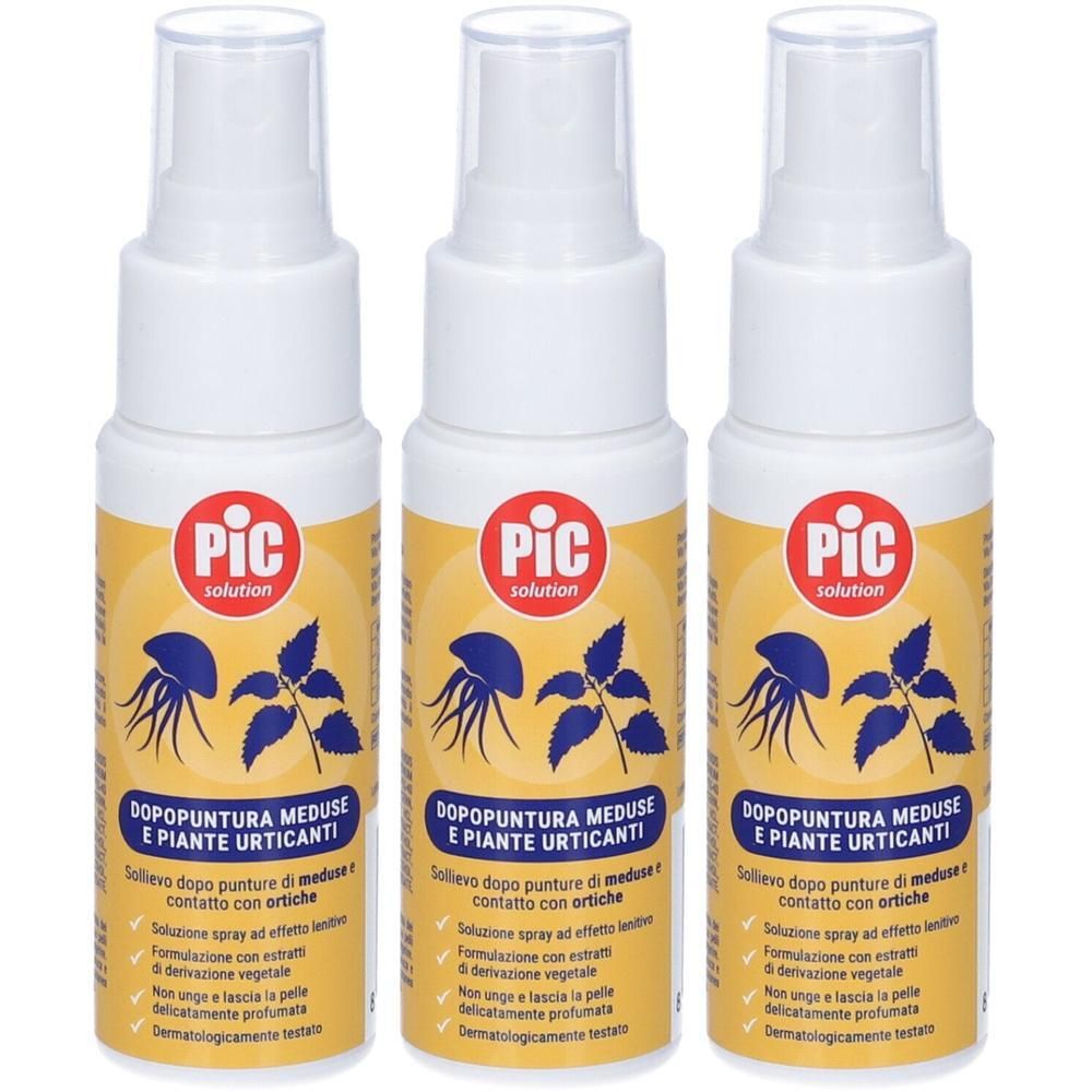 PiC Solution Dopopuntura Meduse E Piante Orticanti 3x50 ml Spray