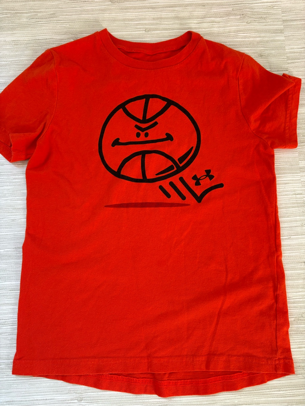 Under Armour Shirts & Tops | Under Armour Youth Small Kids Short Sleeve Tee Orange Good Condition | Color: Orange | Size: Sb