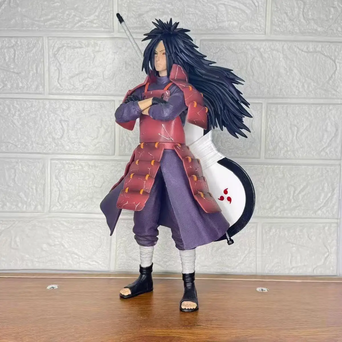Uchiha Madara Sammelfigur Modell Tischdekoration, Geburtstagsgeschenk, trendiges Spielzeug, Szenendekoration, Autodekoration Image