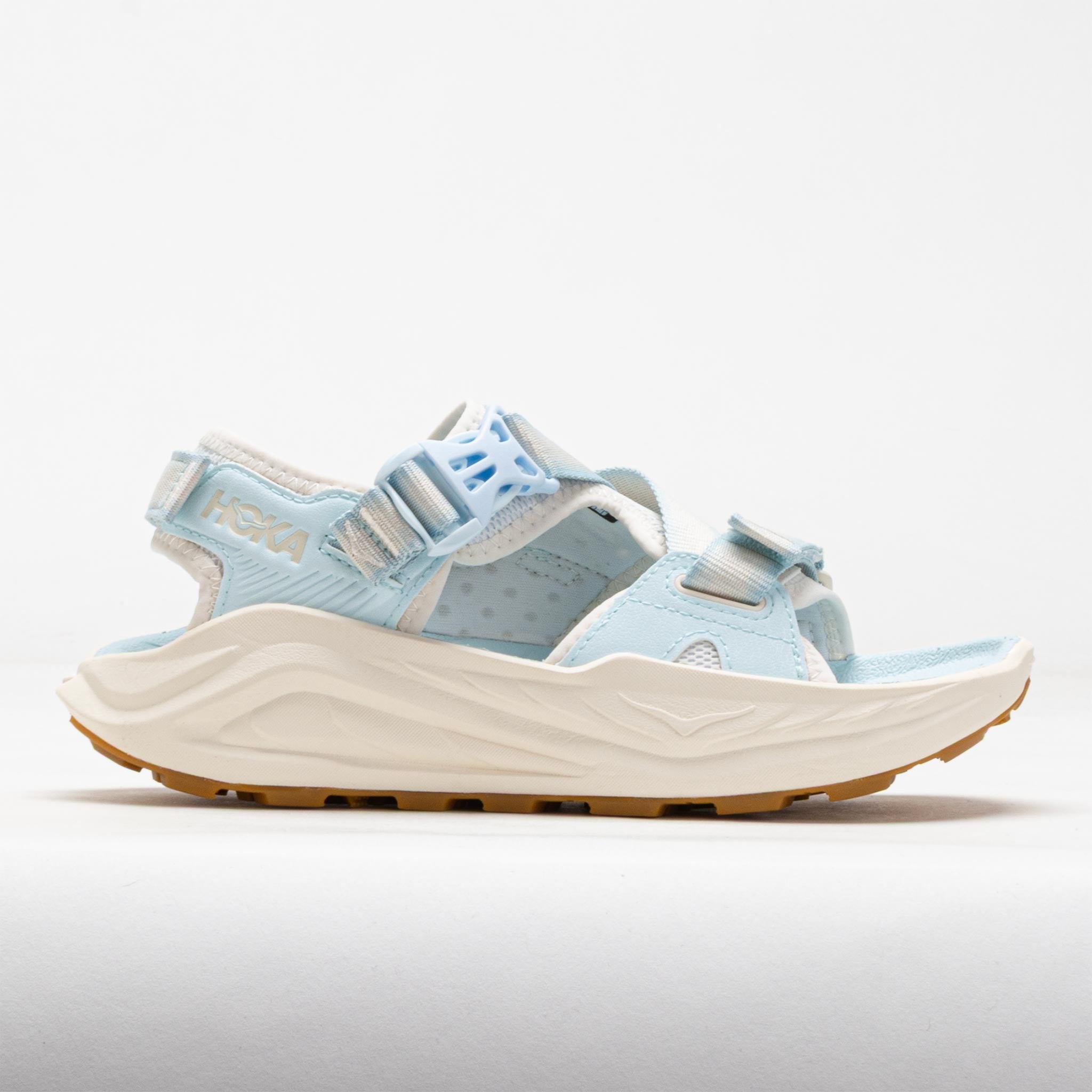 HOKA Infini Hike TC Women's Sandals & Slides Glimmering Blue/Alabaster