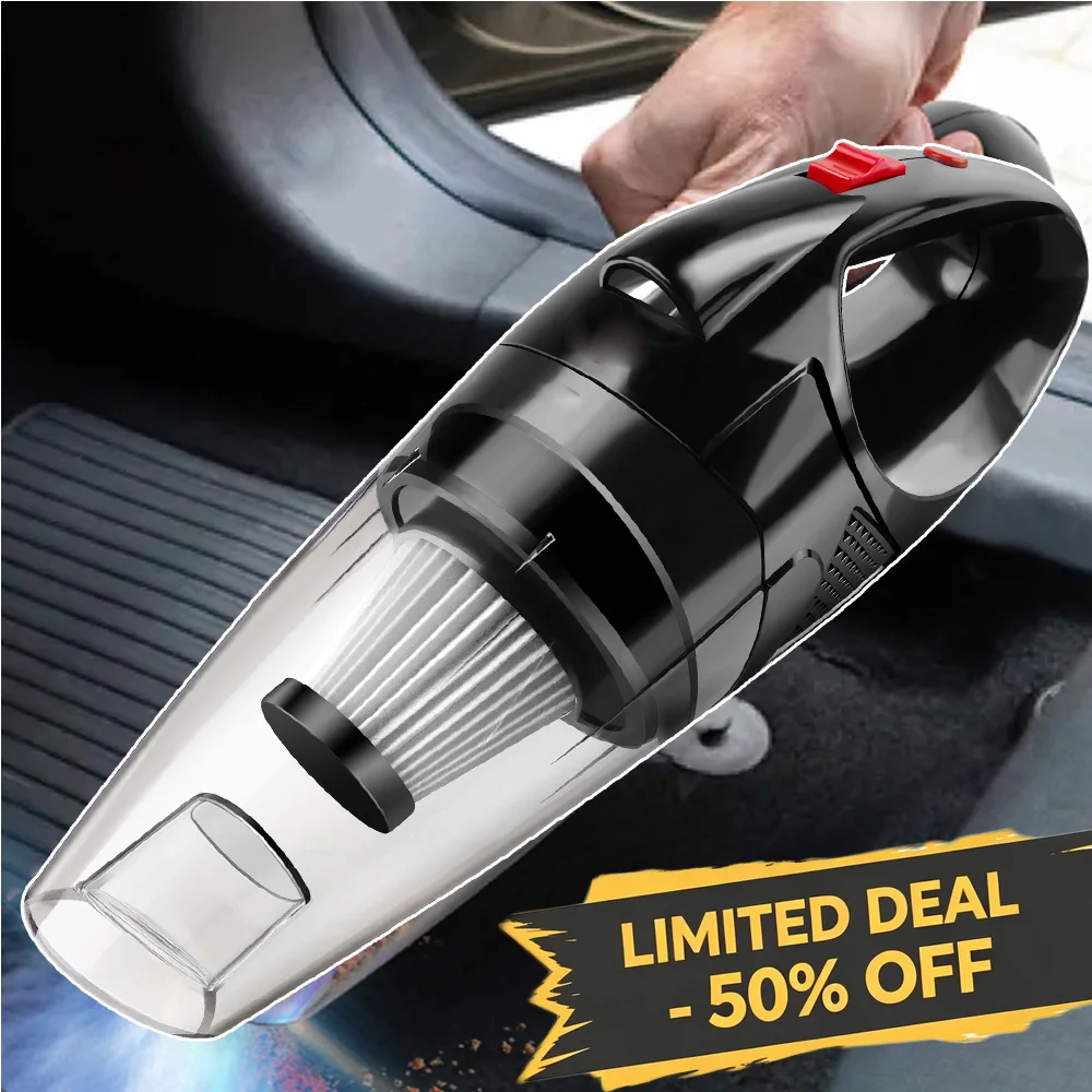 aspirateur à main, aspirateur pour voiture, aspirateur à main sans fil puissant pour voiture, mini aspirateur à main sans fil rechargeable et portable, aspirateur à main pour tapis avec filtres HEPA