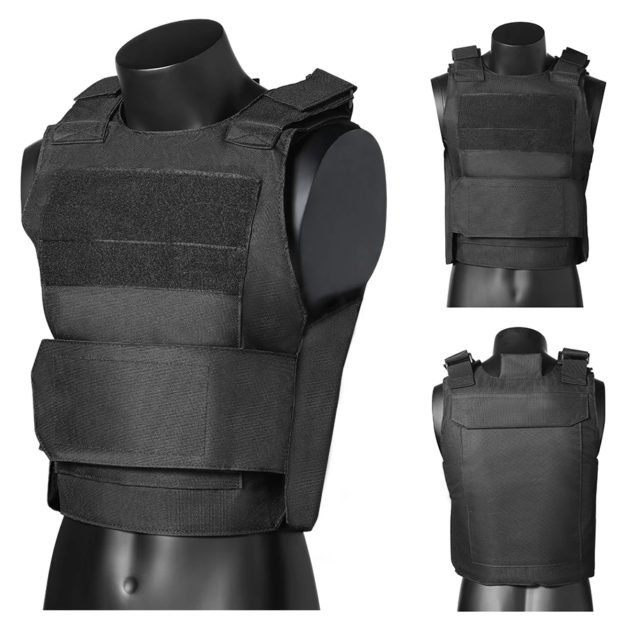 Gilet d'extérieur réglable et léger avec ceinture auto-agrippante, facile à mettre et à enlever, s'adapte à la silhouette.
