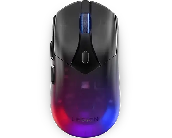 Lenovo Legion M410 Wireless RGB Gaming Mouse, Transparent black - Gaming Computer Mice -