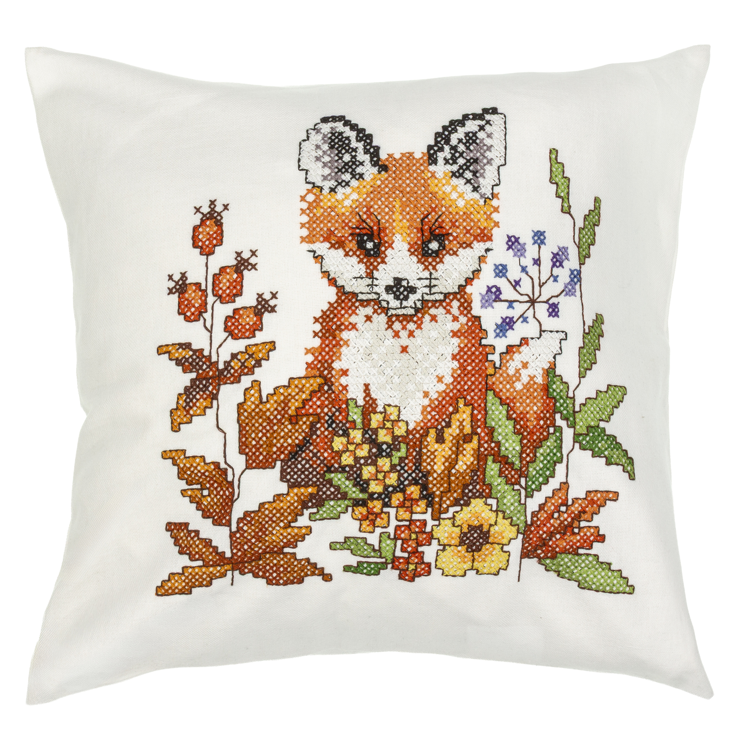 Stickkissen Kleiner Fuchs