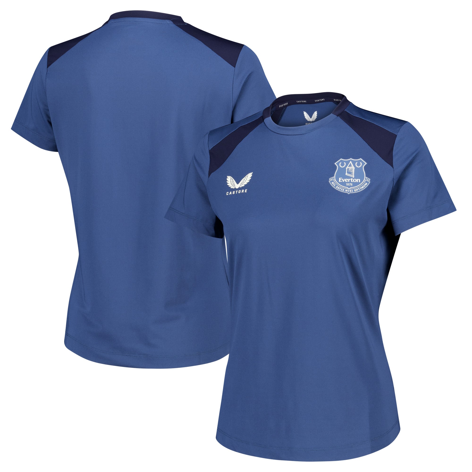 Everton Castore Trainer-Trainingsoberteil – Dunkelblau – Damen