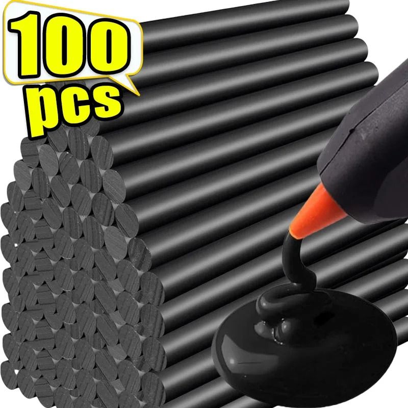 Black Hot Melt Glue Sticks 1pc 7x150mm