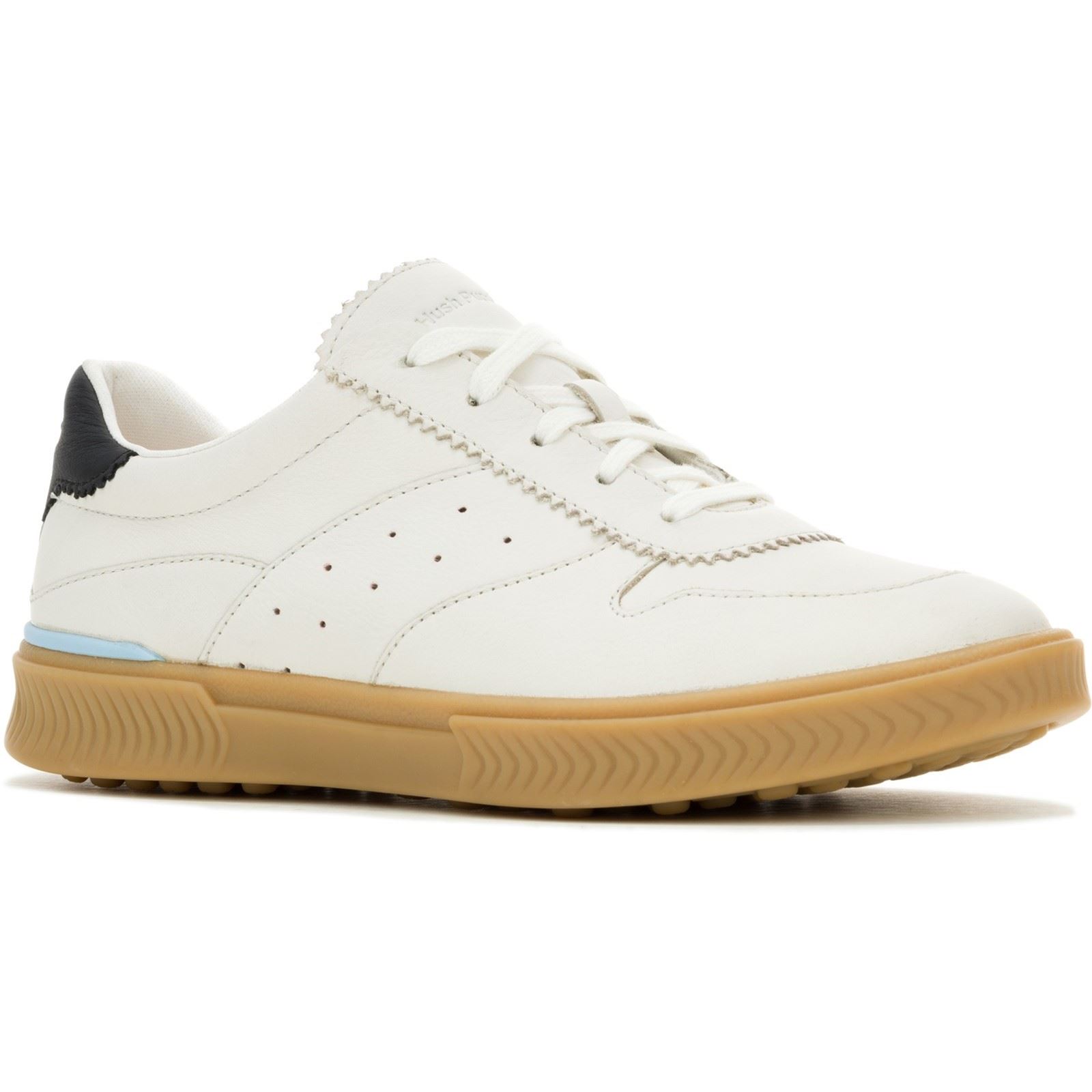 Hush Puppies Mae Leder Damen Schuhe in Weiß