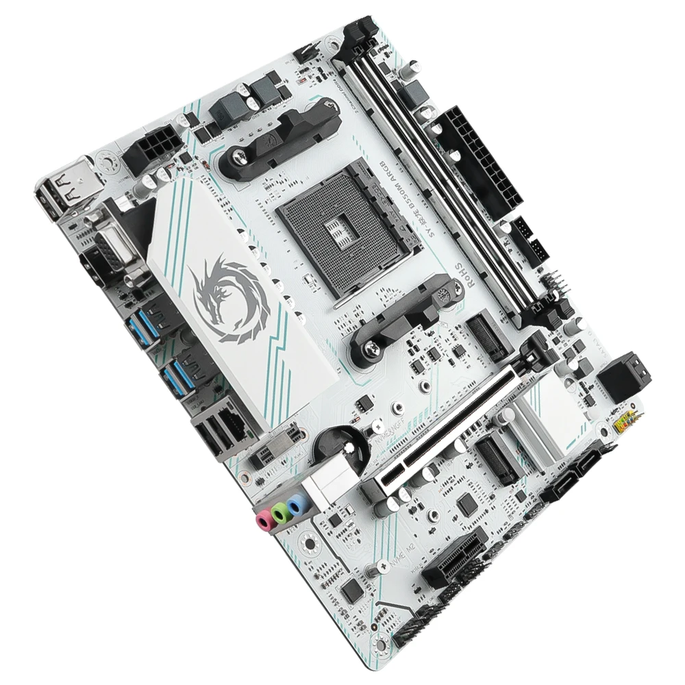 AMD B550M PC-Gaming-Motherboard AM4 SOYO Dual DDR4 Computer 64GB PCIE4.0x16 HDMI2.0 VGA 2*M.2 NVME SATA3.0 Kit Xeon USB3.0 HDMI