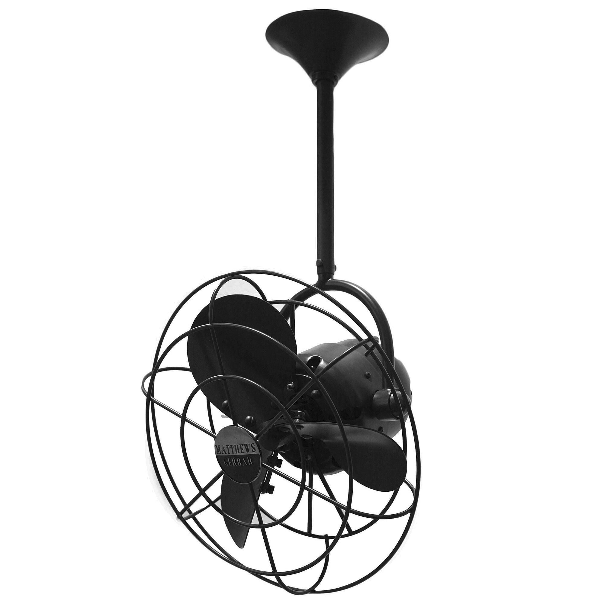 Matthews Fan Company Bianca Direcional Oscillating Ceiling Fan - BD-BK-MTL