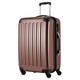 HAUPTSTADTKOFFER - Alex - Luggage Suitcase Hardside Spinner Trolley 4 Wheel Expandable, 65cm, brown