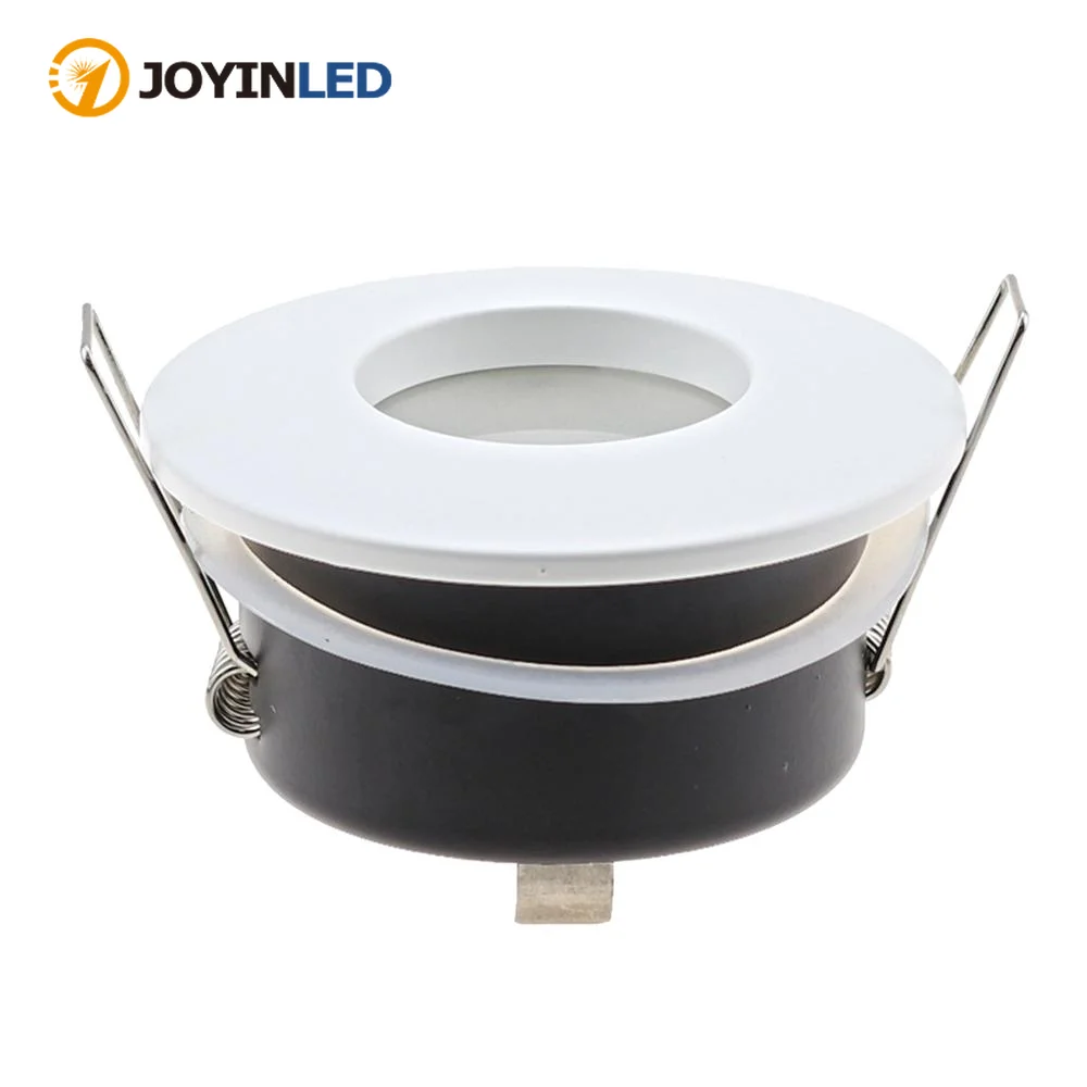 JOYINLED 1/10 Stück Runder Deckenstrahler Badezimmerbeleuchtung GU10 MR16 Einbaustrahler Wasserdicht IP65 LED-Downlight