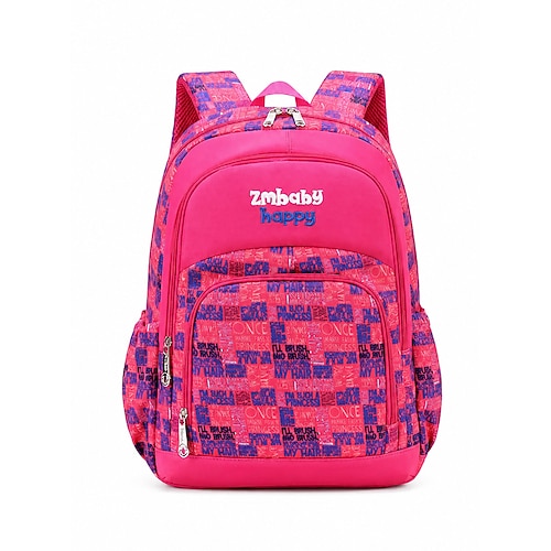 Zaino per bambini e bambine per il ritorno a scuola, in poliestere impermeabile, disponibile in taglie grandi e piccole, multicolore, con scomparti multipli e grande capacità, ideale per la scuola, i
