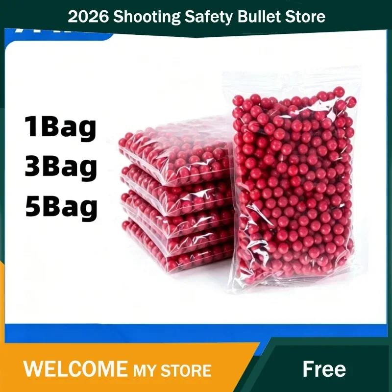 2033 500 pièces/sac Balles en caoutchouc rondes souples de 7 mm, haute élasticité, durables, accessoires de jeu sûrs pour les jeux en plein air