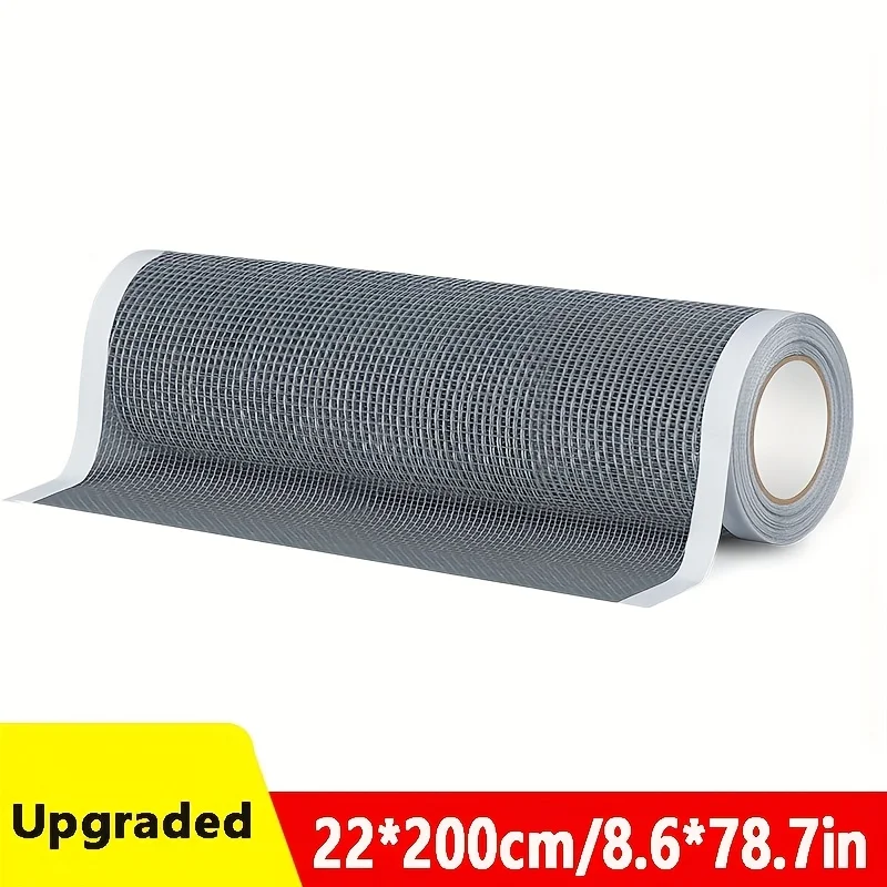 22 cm Fenstergitter-Reparaturband, selbstklebendes Insektenschutz-Reparaturband, Anti-Insekten-Netz, Tür-Reparatur-Patch für Zelte, Wohnmobile, Zuhause