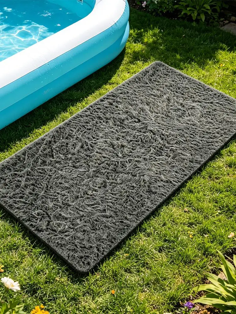 Tapis de sol rectangulaire pour piscine, tapis de protection pour le fond de piscine, couche de protection pour piscine, tapis de protection pour le sol de la piscine