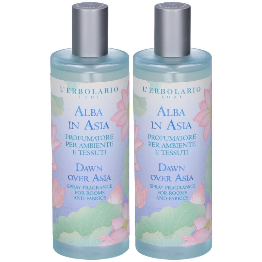 L`Erbolario Profumatore per Ambiente e Tessuti Alba in Asia 2x100 ml