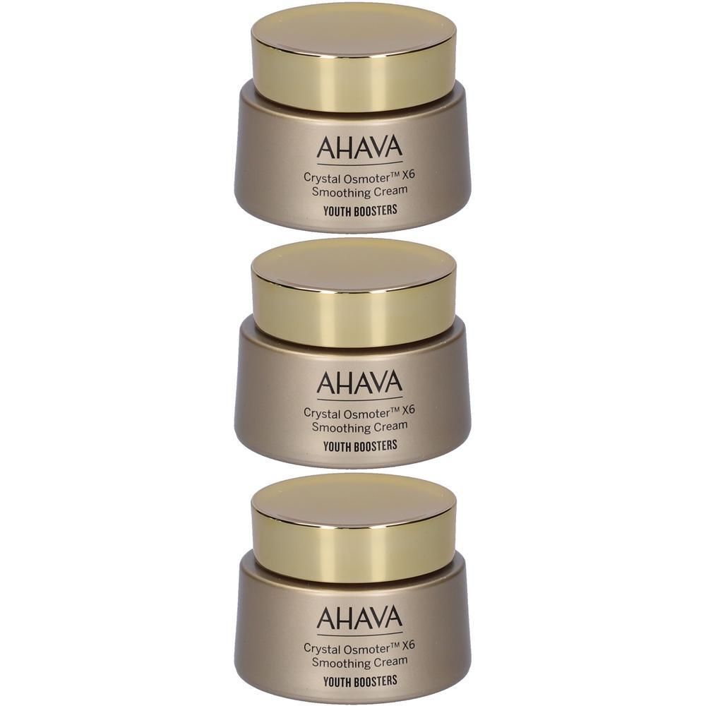 AHAVA Crema Levigante Osmoter™ X6 al Cristallo del Mar Morto 3x50 ml