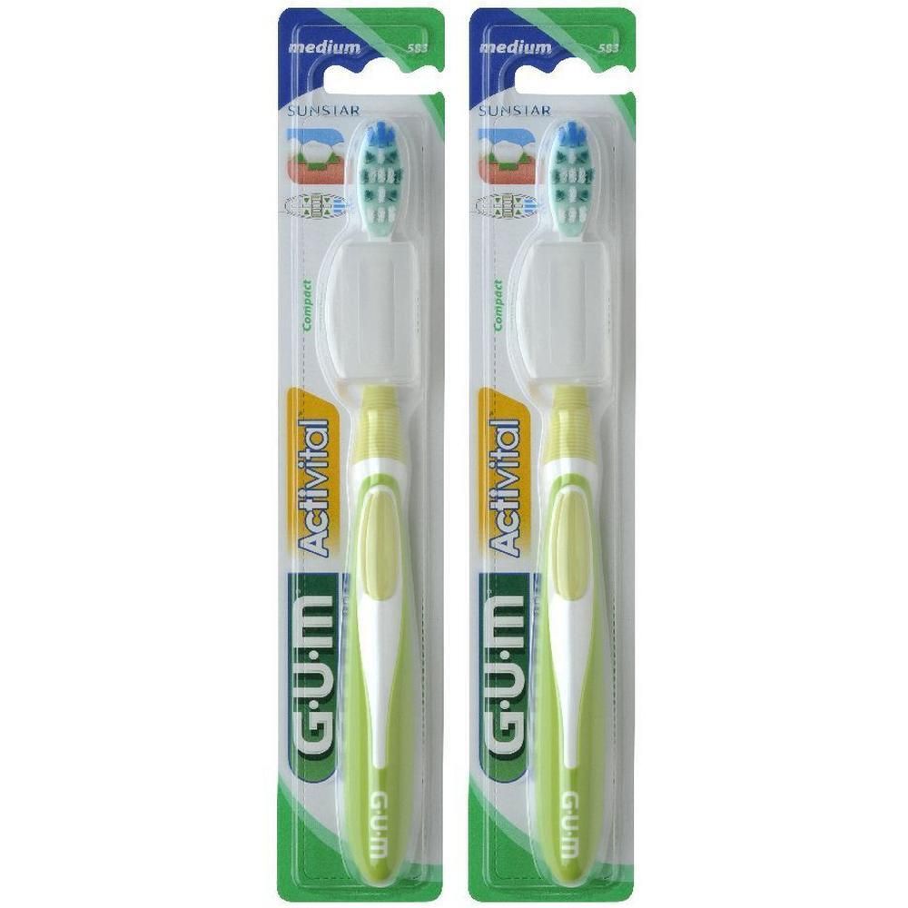 Gum® ActiVital® Spezzolino Medio 2x1 pz Spazzolino da denti