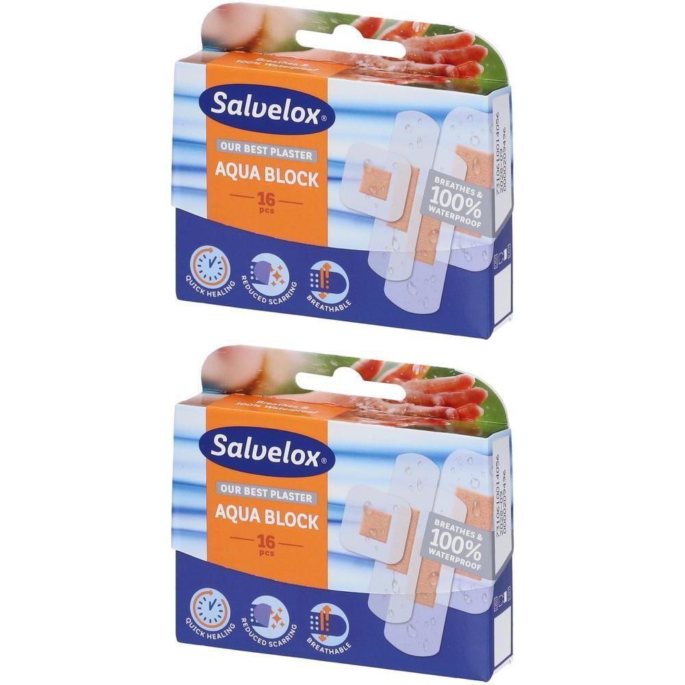 Salvelox Aqua Block Cerotti Misti 2x16 St