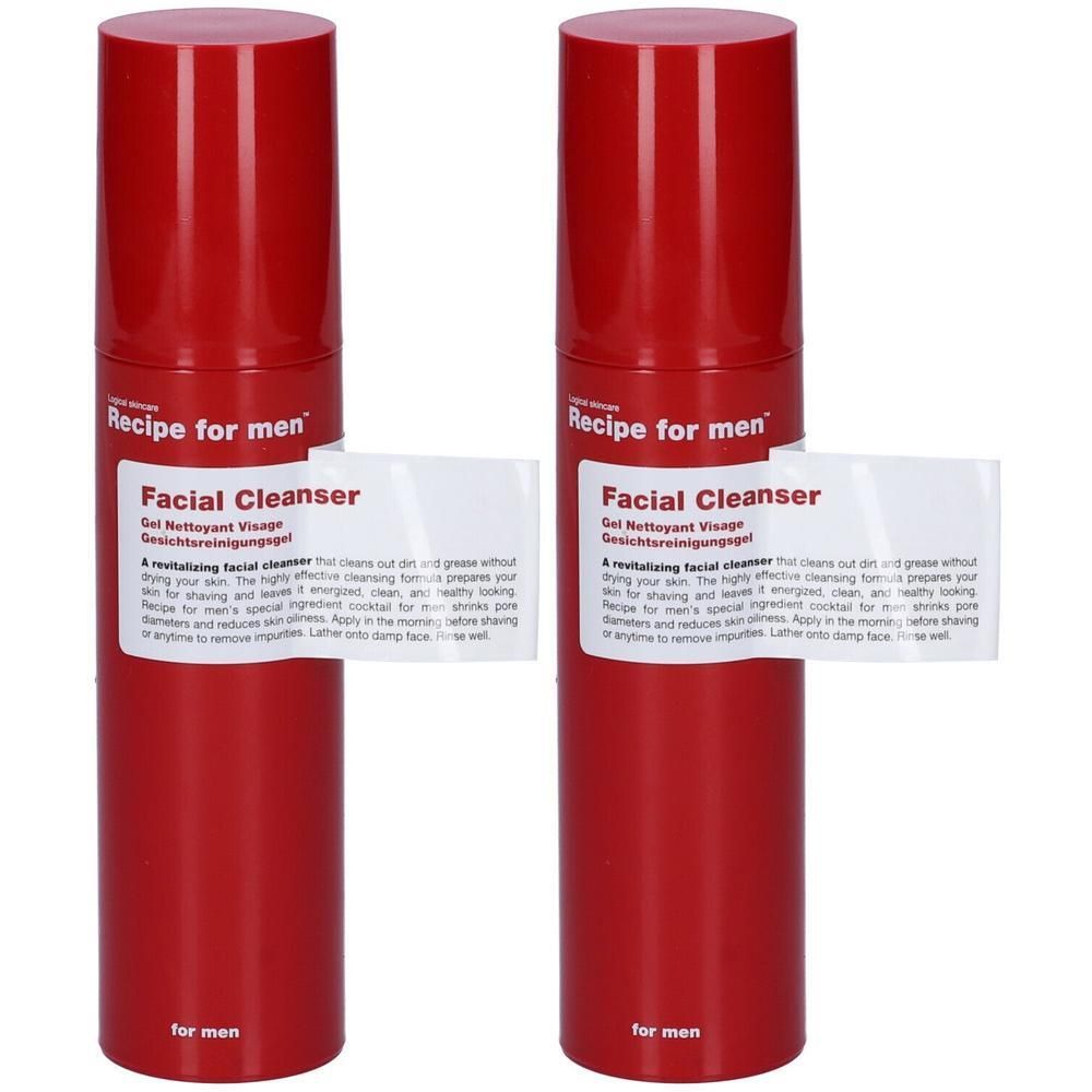 Recipe For Men Detergente Viso 2x100 ml