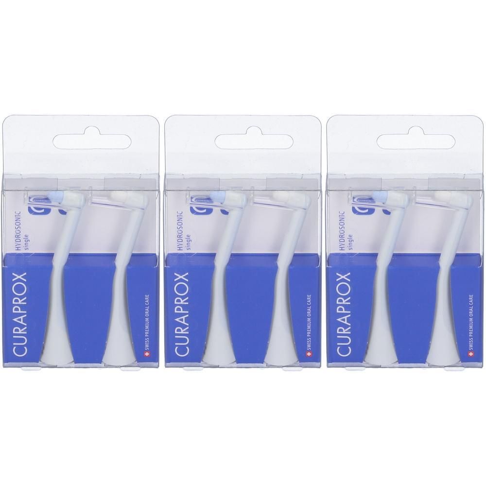 Curaprox Hydrosonic Ortho/Pro Brush Head Single Duo-Pack Ricarica 3x1