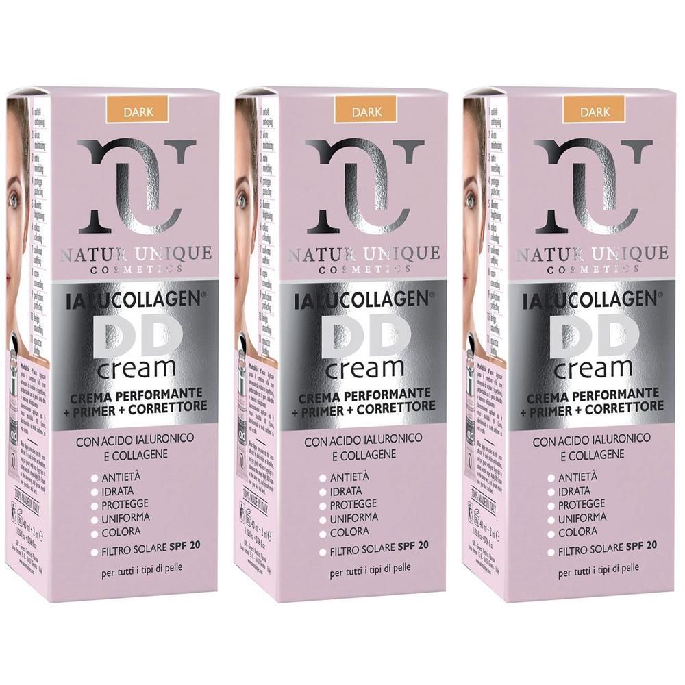 Natur Unique Dd Cream Dark + Correttore 3x42 ml
