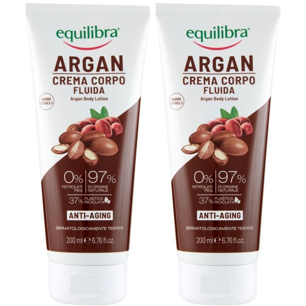 Equilibra® Argan Crema Fluida Corpo 2x200 ml