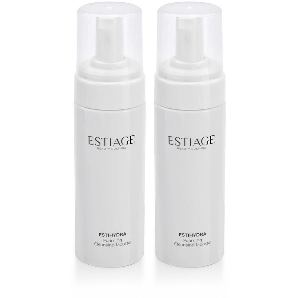 Estihydra Mousse Detergente Struccante 2x150 ml Schiuma