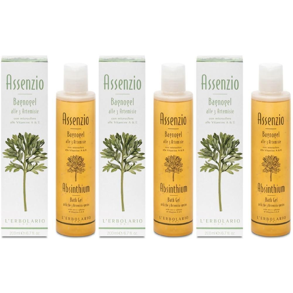 L'Erbolario Assenzio Bagnogel 3x200 ml Gel
