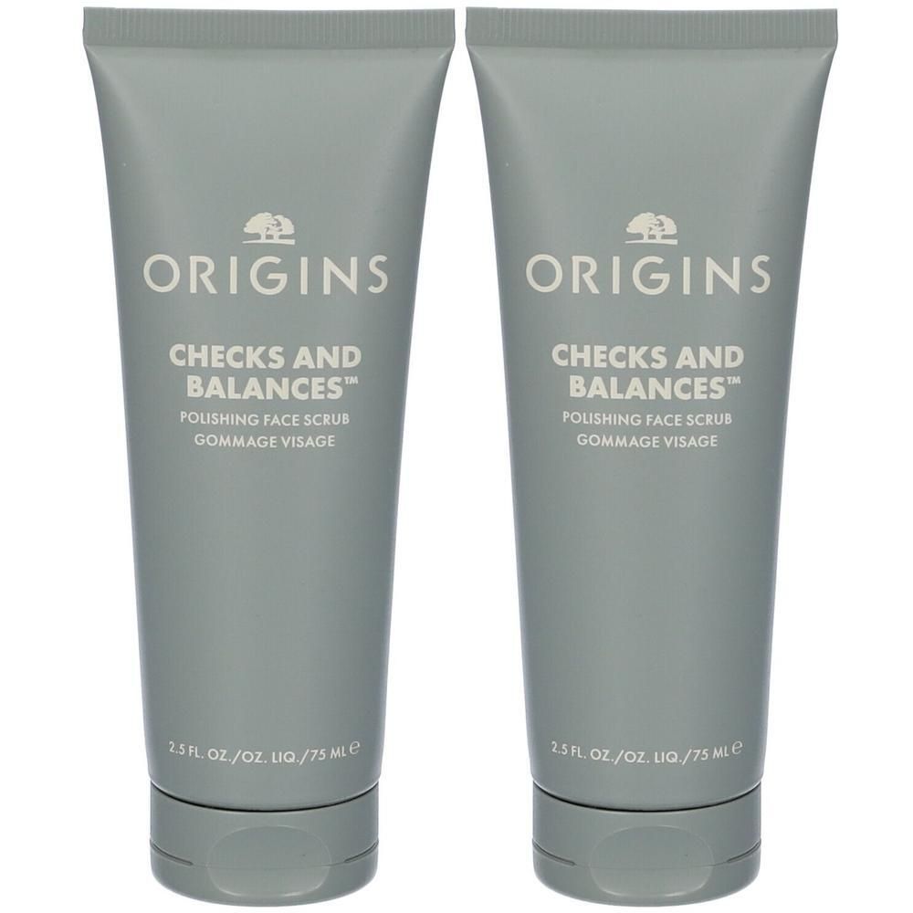 Origins Checks And Balances™ Scrub Viso Illuminante 2x75 ml