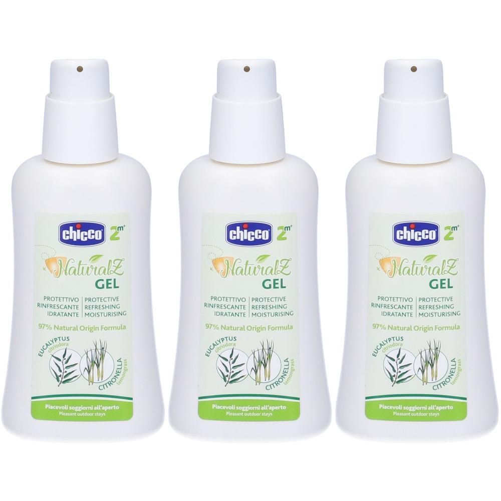 Chicco Gel Naturalz Protettivo & Rinfrescante 3x60 ml