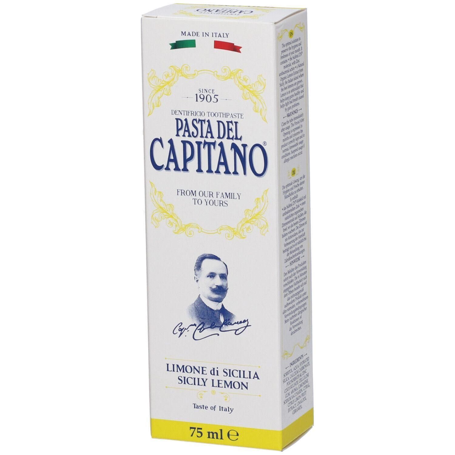 Pasta Del Capitano Dentifricio Limone di Sicilia 4x75 ml