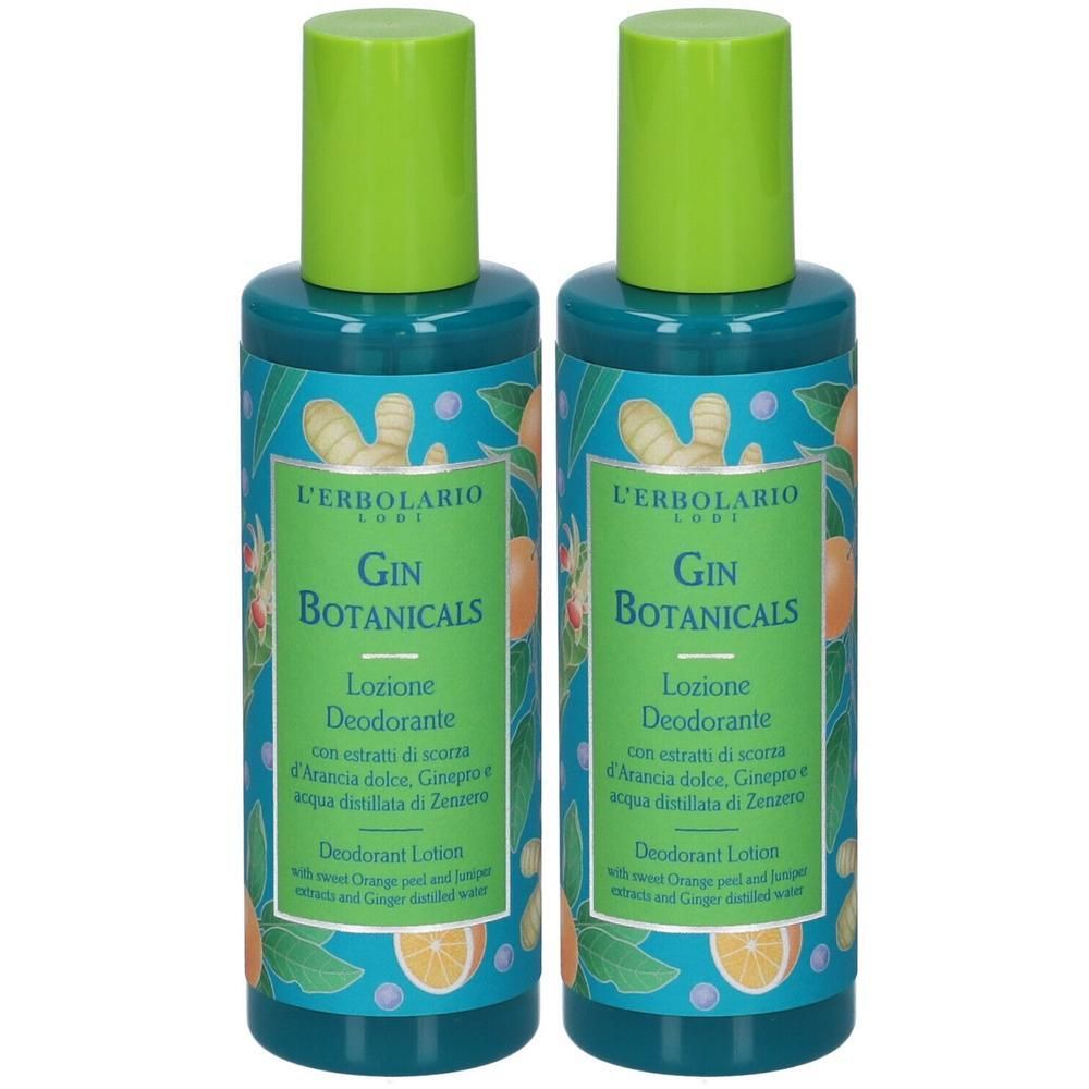 L´Erbolario Lozione Deodorante Gin Botanicals 2x100 ml
