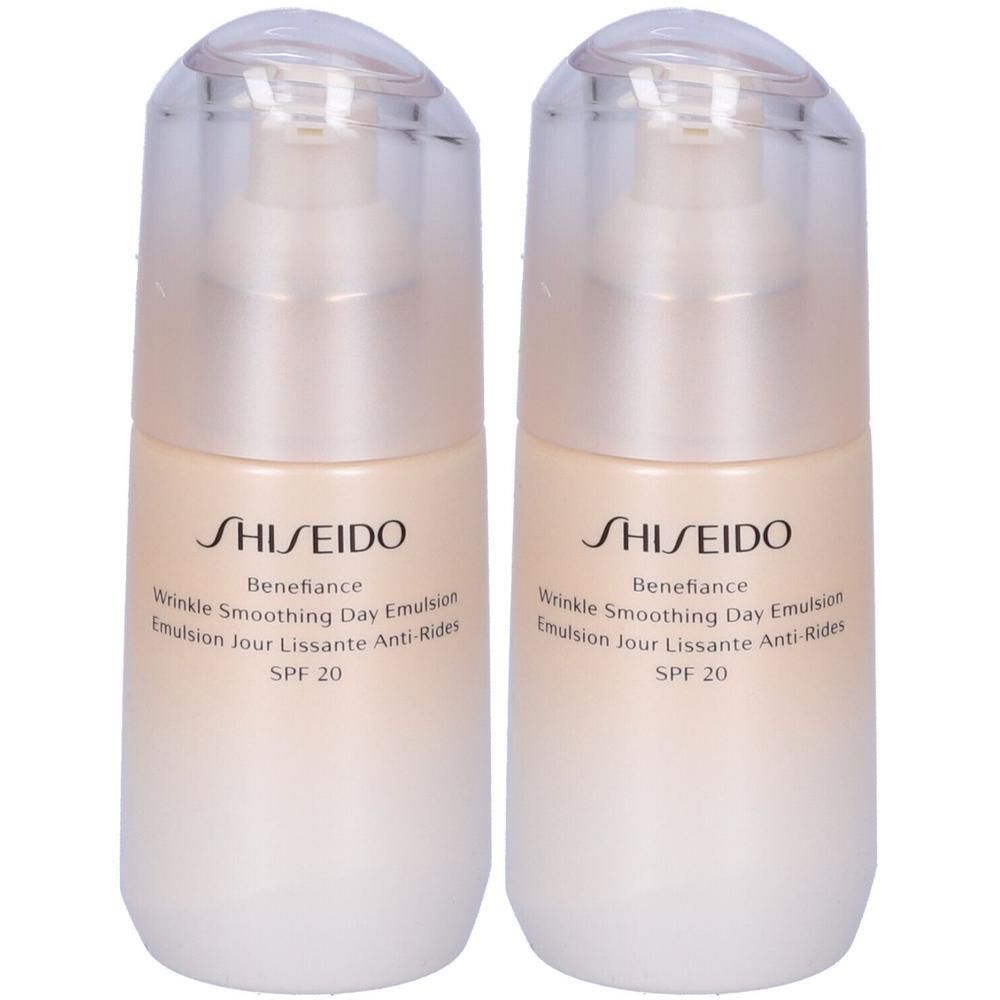 Shiseido Benefiance Wrinkle Smoothing Day Emulsion 2x75 ml Emulsione