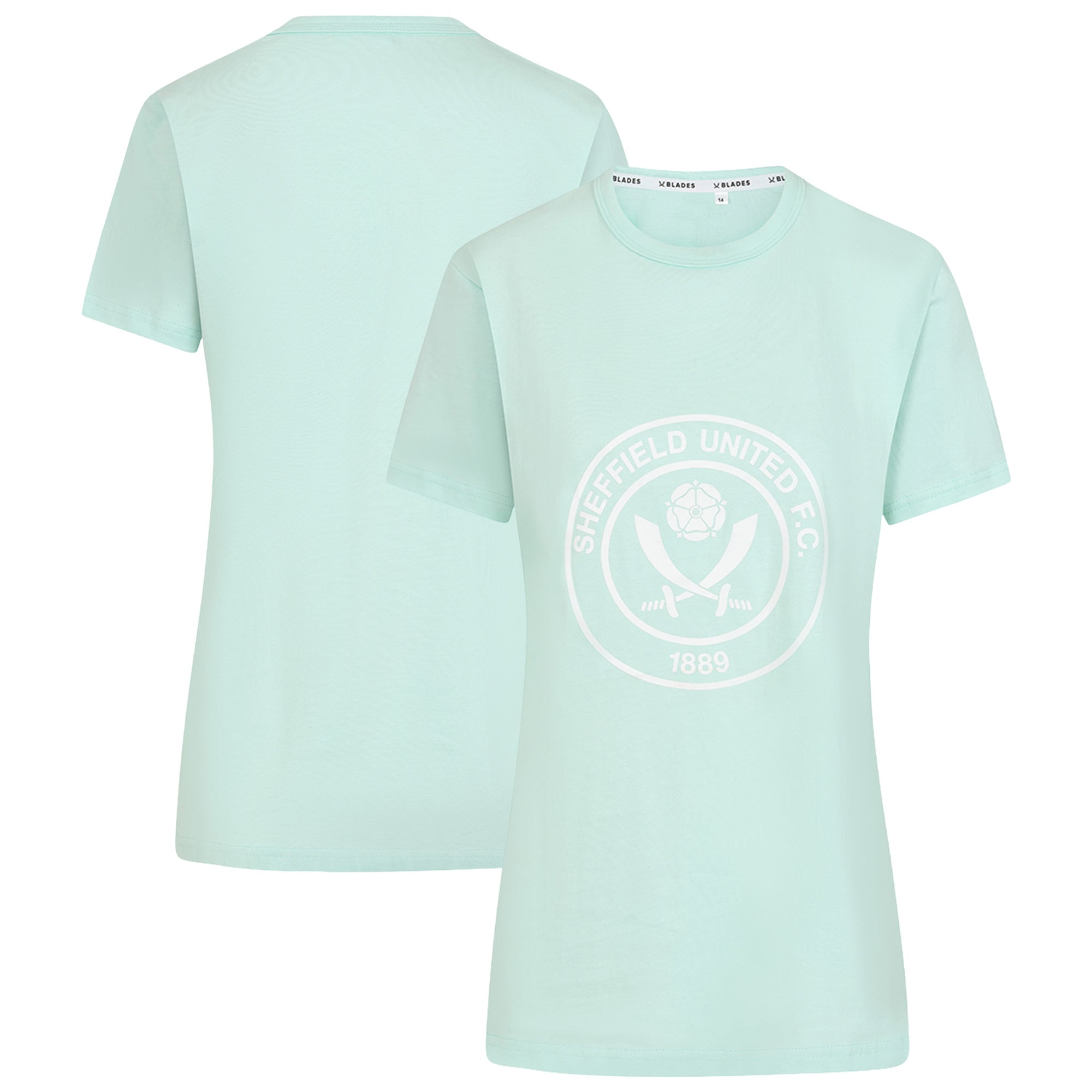 Sheffield United Jellynose T-Shirt – Mint/Weiß – Damen