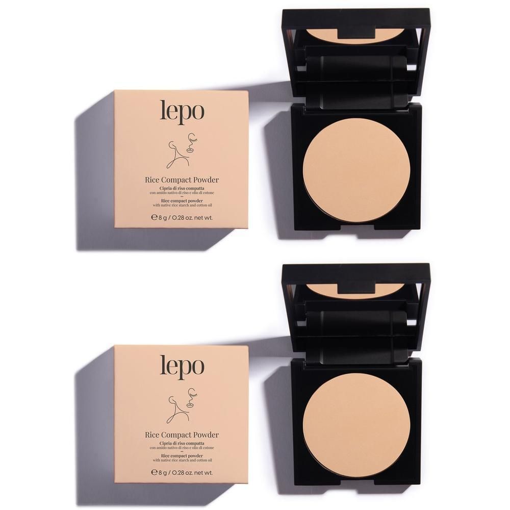 LEPO Rice Compact Powder Cipria di riso compatta NUANCE 89 2x1 St