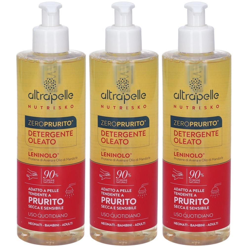 Altrapelle Nutrisko Zeroprurito Detergente Oleato 3x400 ml