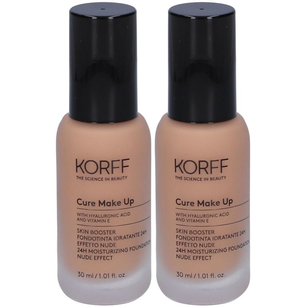 KORFF Skin Booster Fondotinta Idratante 24h Effetto Nude Colore 06 2x3