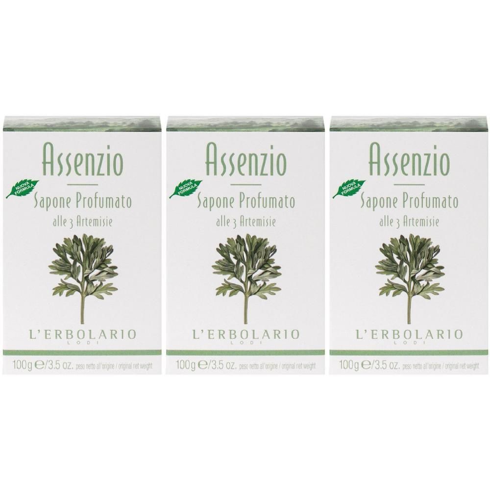 L'Erbolario Assenzio Sapone Profumato 3x100 ml