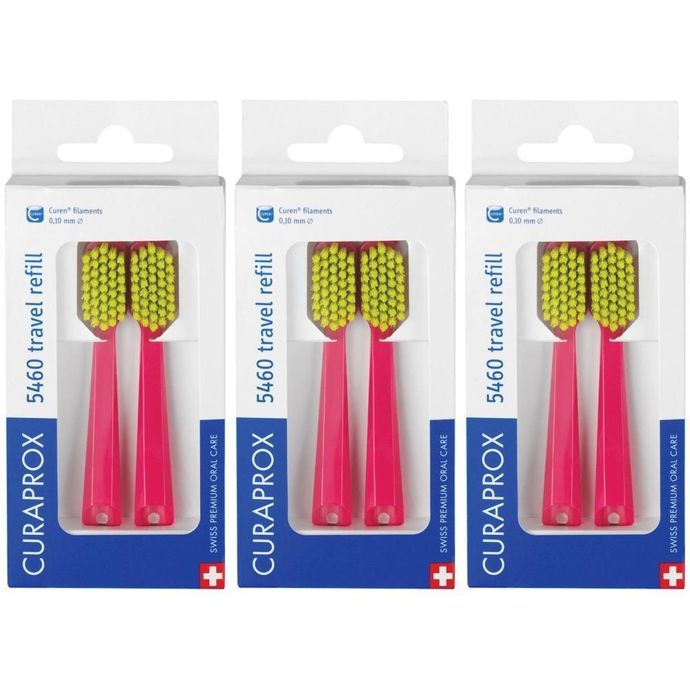 Curaprox Testine Ricambio Spazzolino Da Viaggio Cs 5460 3x2 St