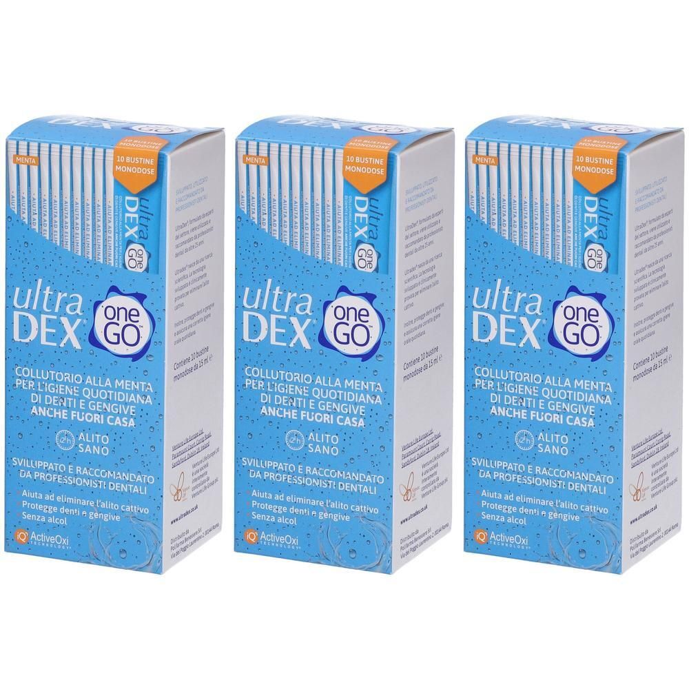 Ultradex On The Go 10Bust 15Ml 3x10x15 ml Bustina