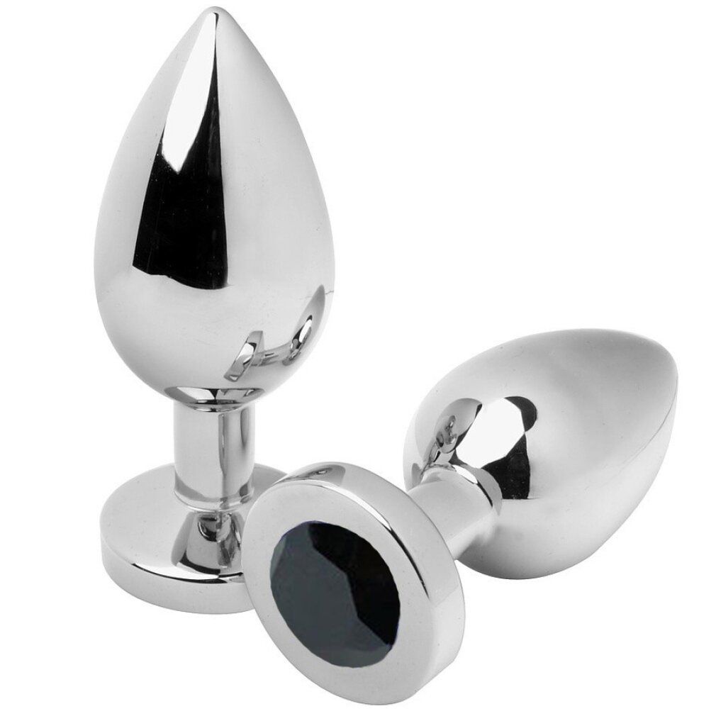 Metal Hard - Analstecker con diamante nero 1 St