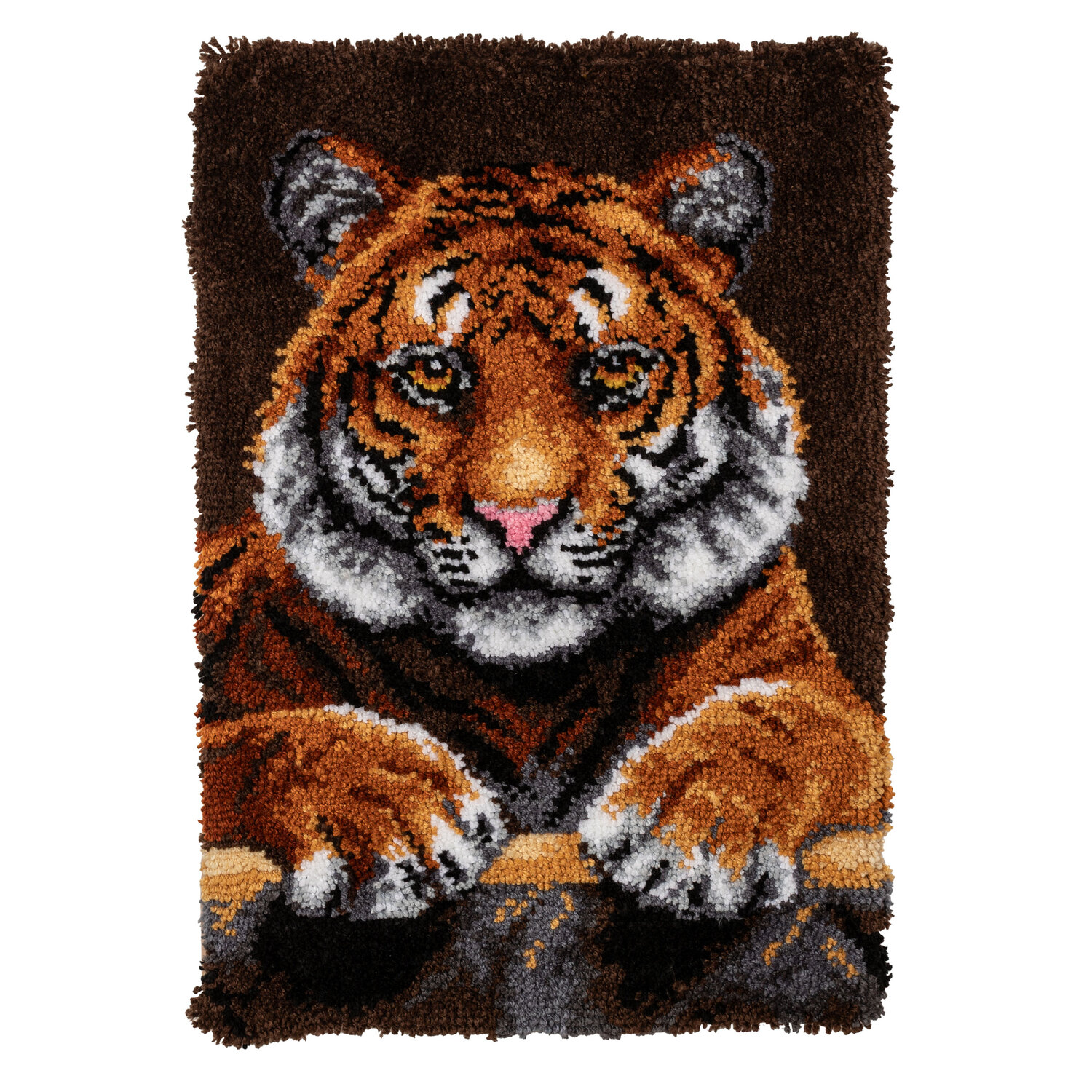 Knüpfteppich Tiger, 50 x 74,5 cm
