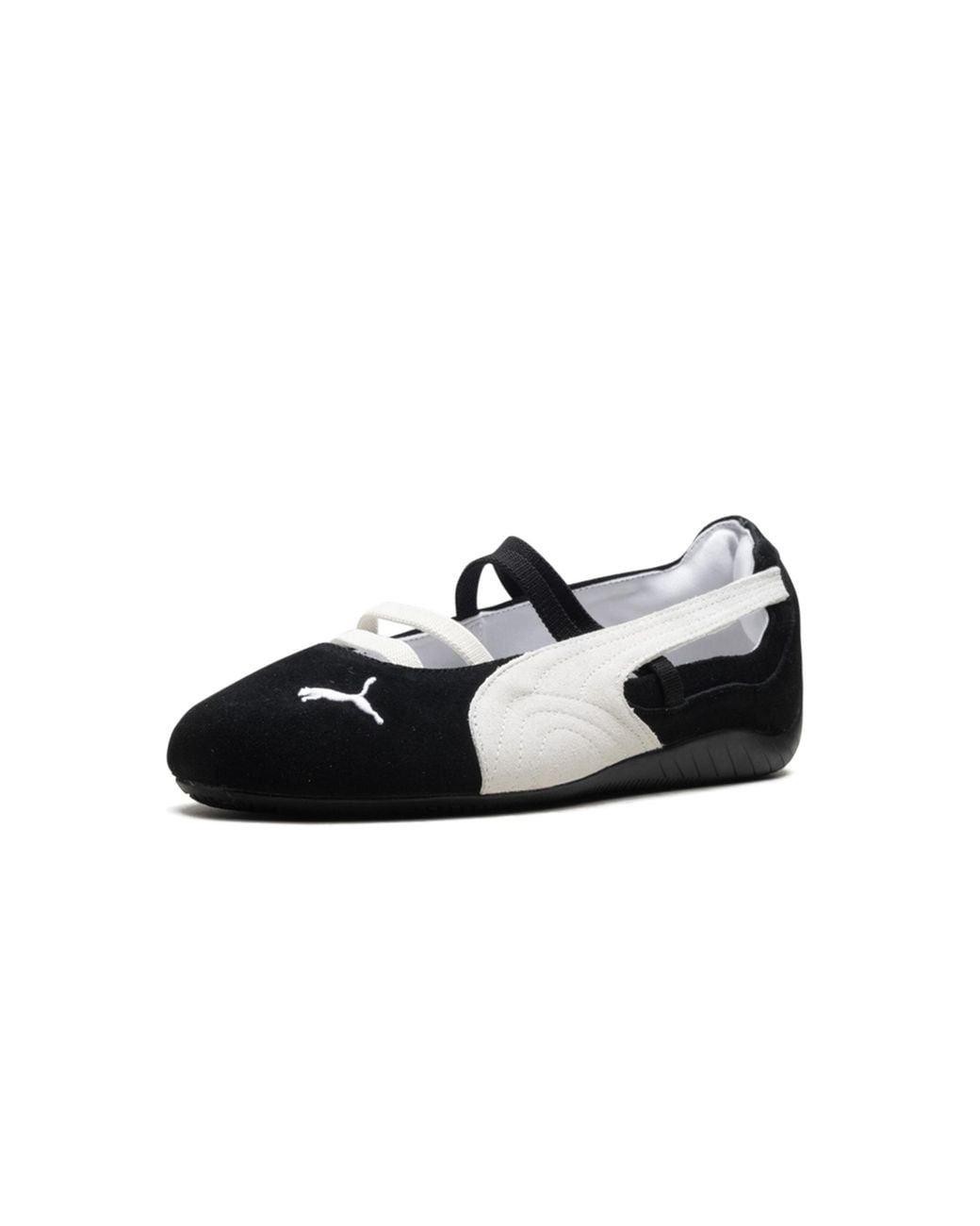 Puma Speedcat Ballet SD Wildleder Damen Schwarz/Weiß Schuhe